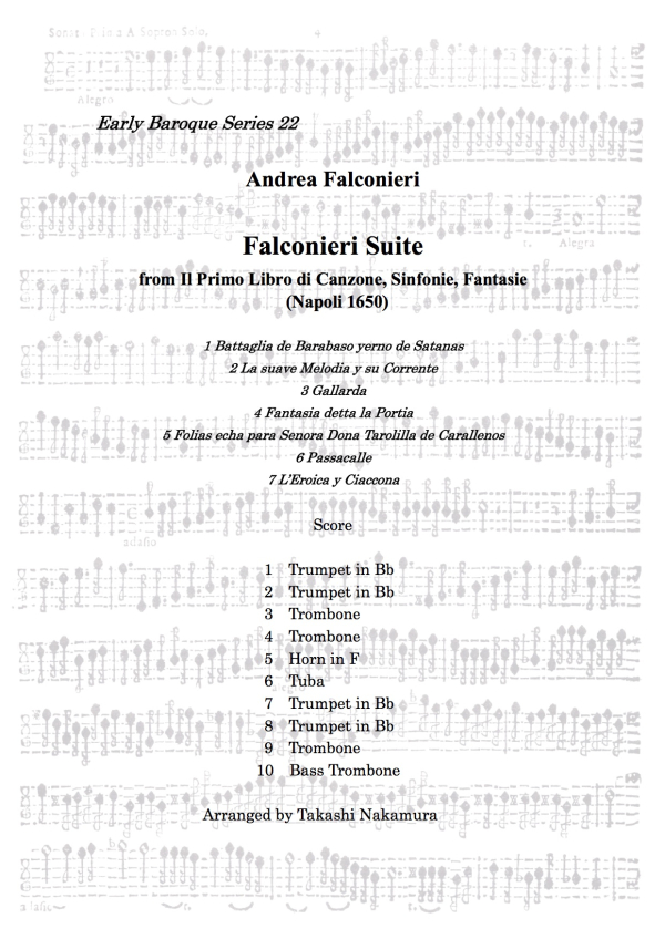 編成 : 十重奏 | 金管アンサンブル楽譜 | NABEO Music Library